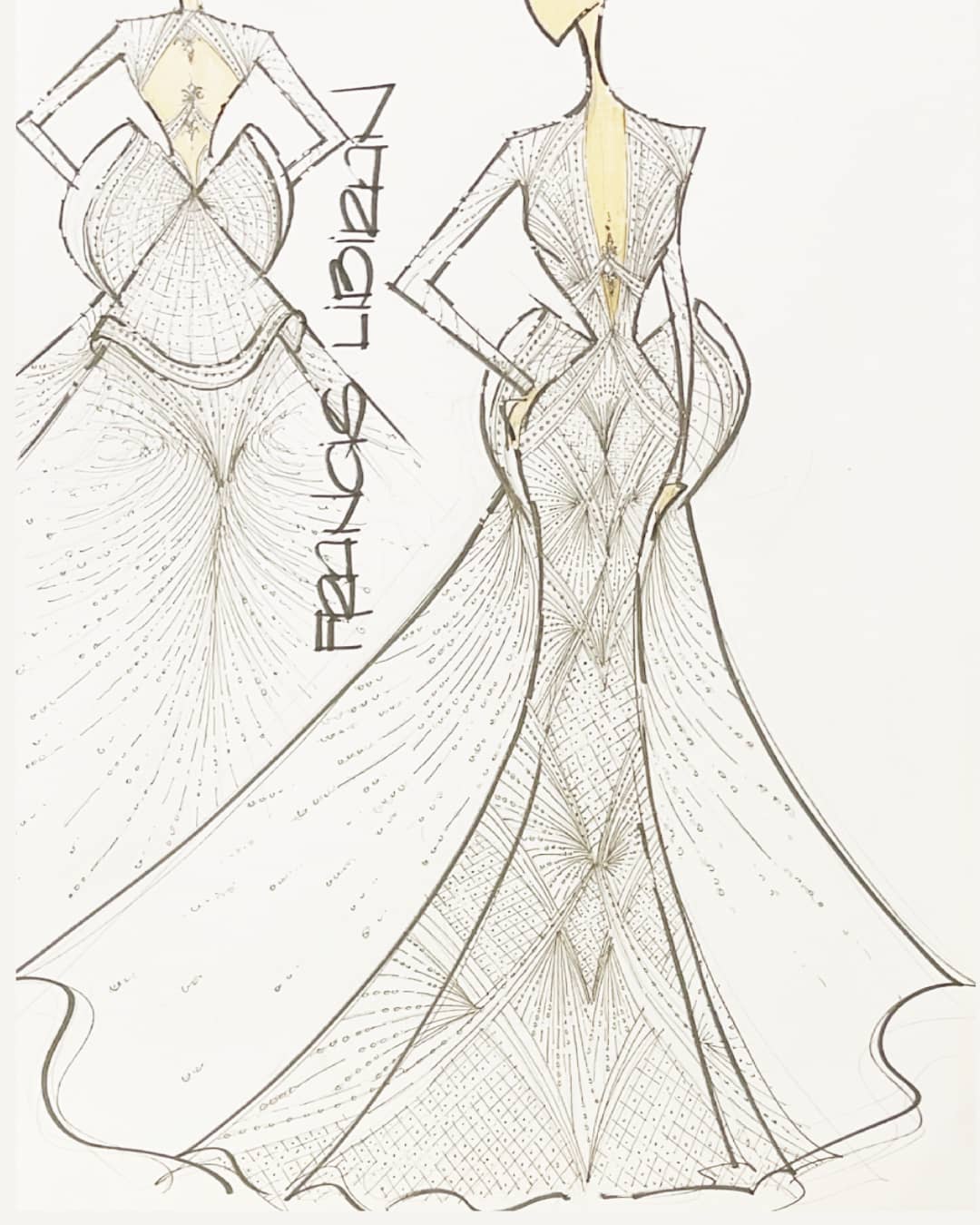 Filipiniana 2024 gown sketch